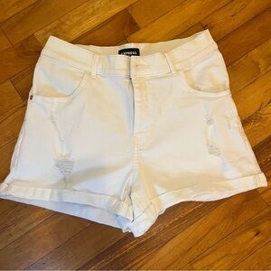 Express denim shorts